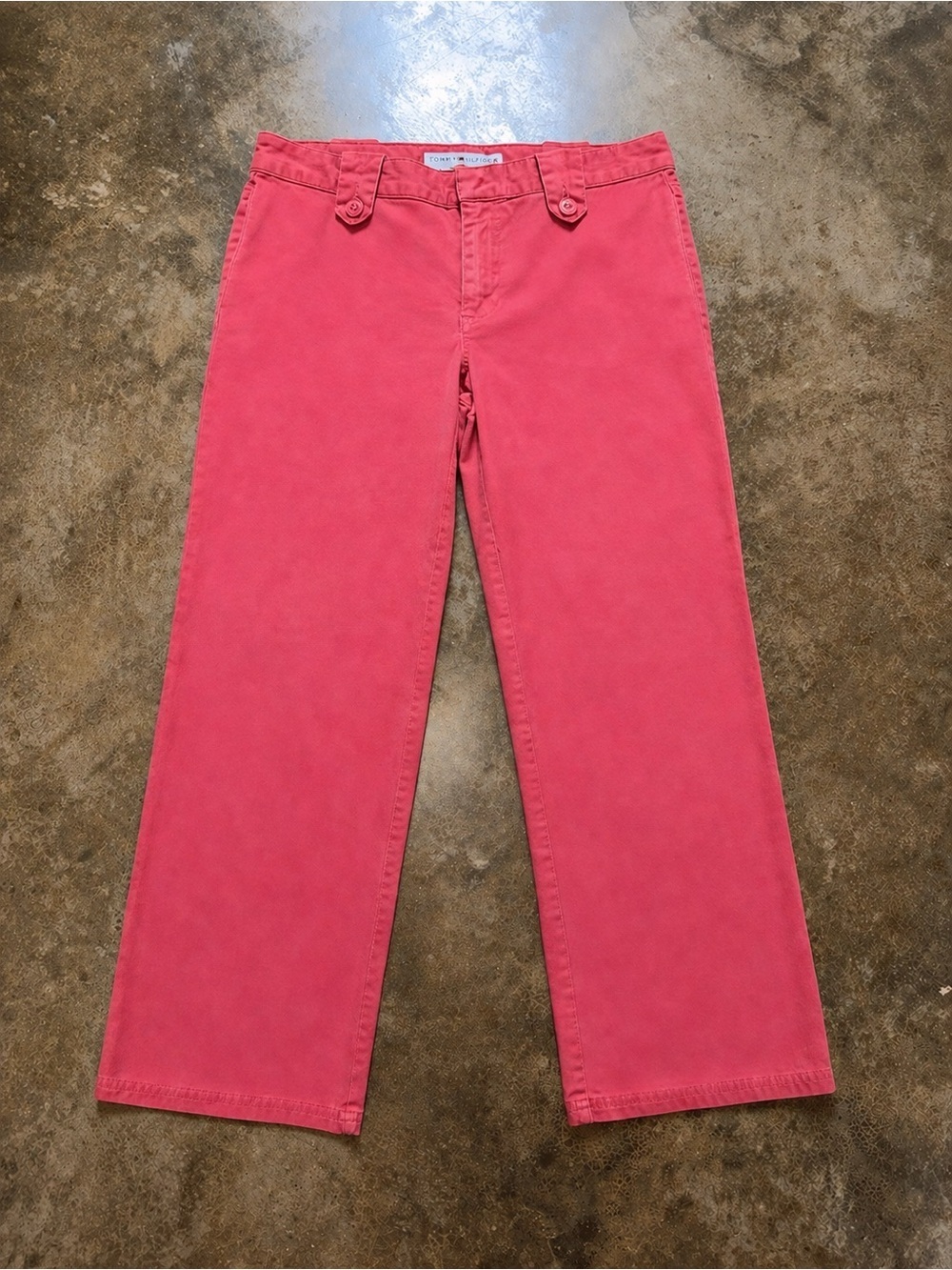 Tommy Hilfiger Women’s Vintage 90’s Y2K Red Chino Straight Ankle Pants - Size 4